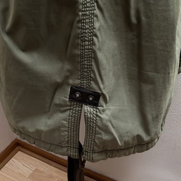 Abercrombie & Fitch High-Low lined parka coat - Picture 3 of 12